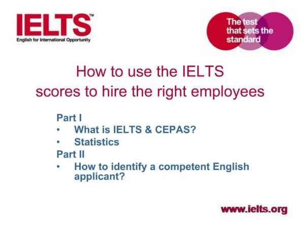 How to use the IELTS scores to hire the right employees