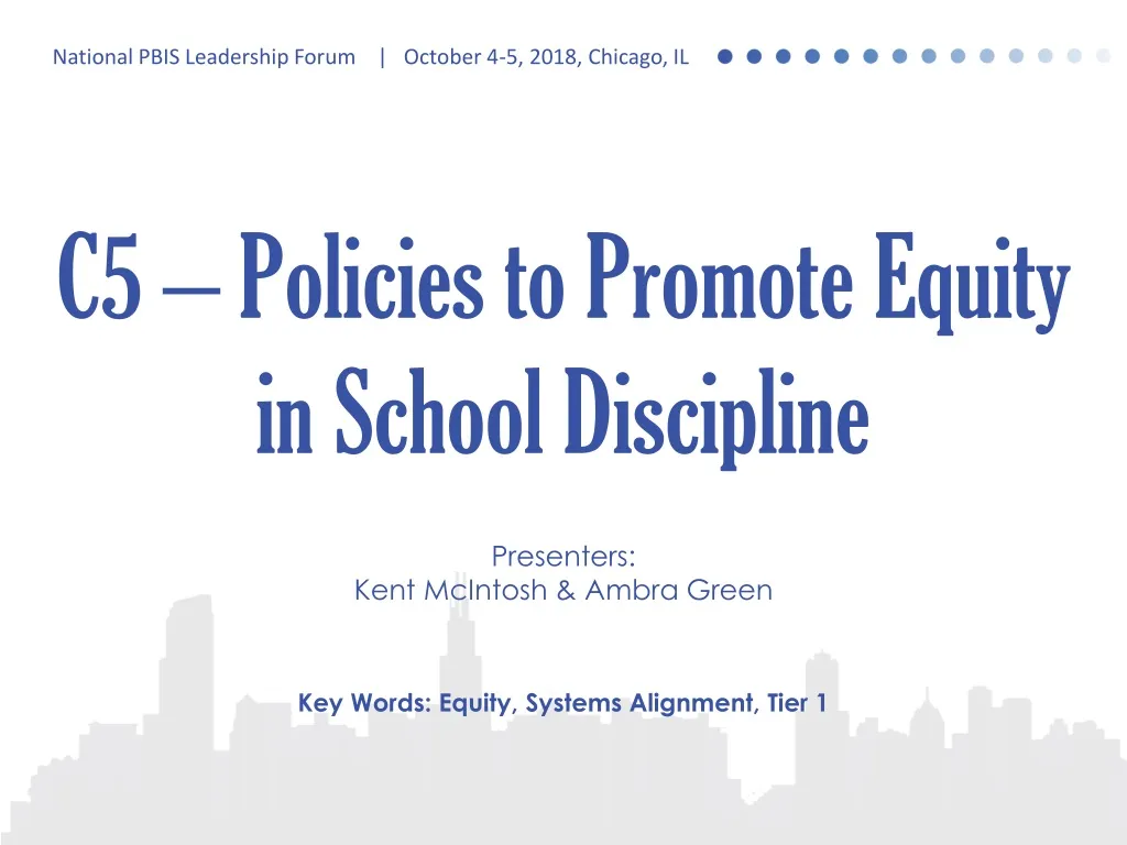 c5 policies to promote equity in school