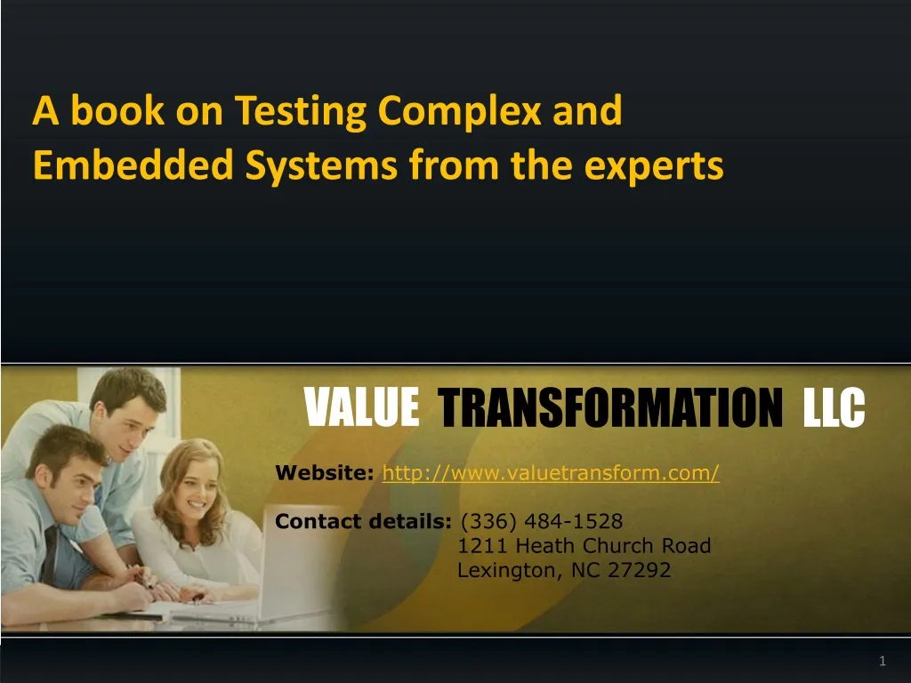 a book on testing complex and embedded systems from the experts