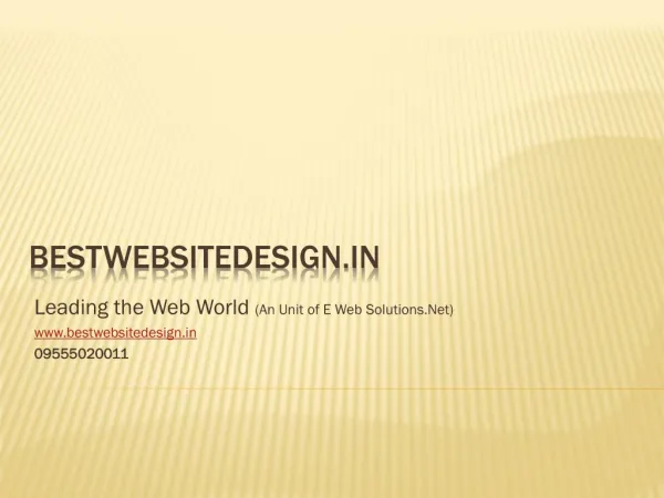 Best Website Design Company in Delhi