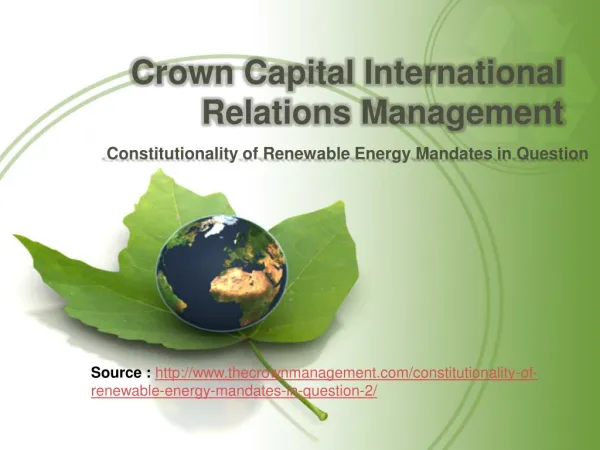 Crown Capital Eco Management - Google - Crown Capital Inter
