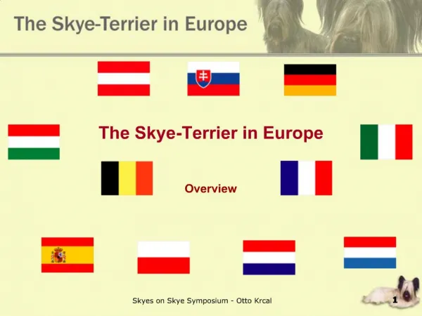 The Skye-Terrier in Europe