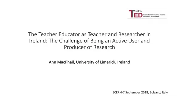 Ann MacPhail, University of Limerick, Ireland