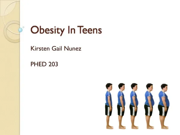 Obesity In Teens