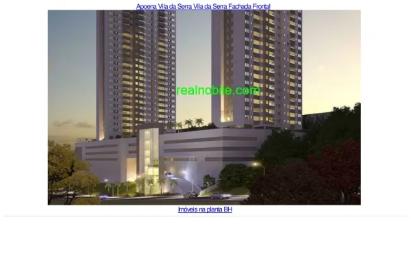 Apartamentos na planta Vila da Serra BH (31) 9143-2524