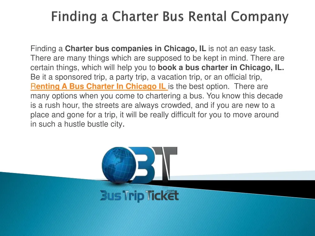 finding a charter bus rental company