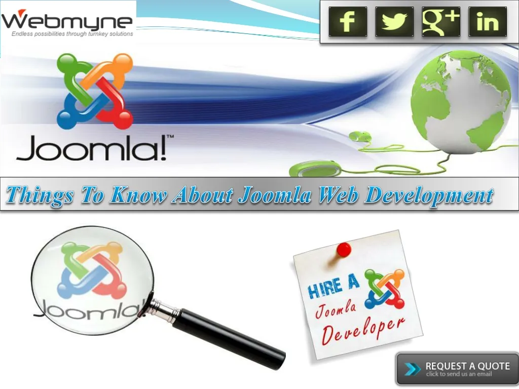 things to know about joomla web development