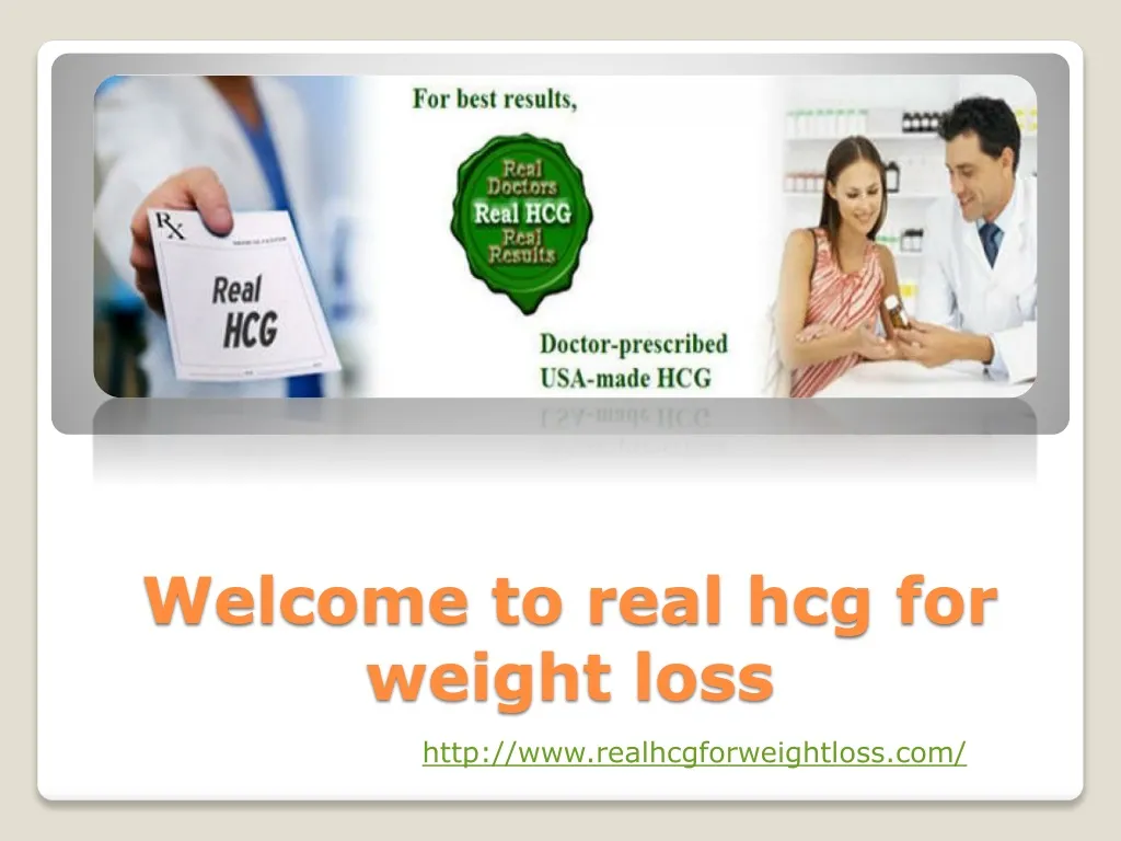 welcome to real hcg for weight loss