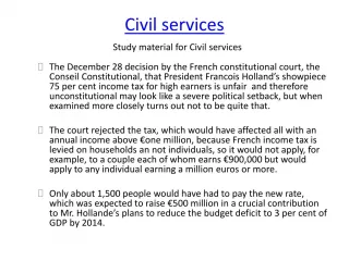 civil services - slide 1