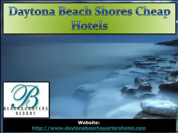 Daytona Beach Shores Cheap Hotels