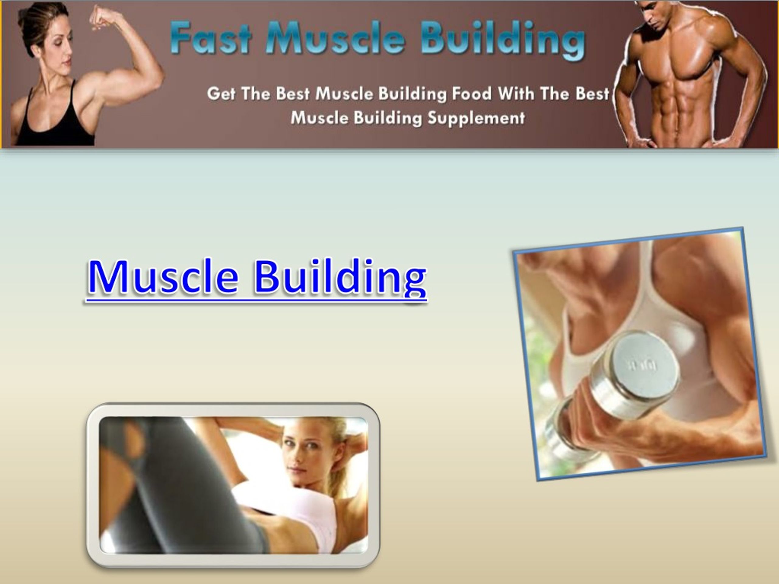 PPT - Muscle Building PowerPoint Presentation, free download - ID:1299191