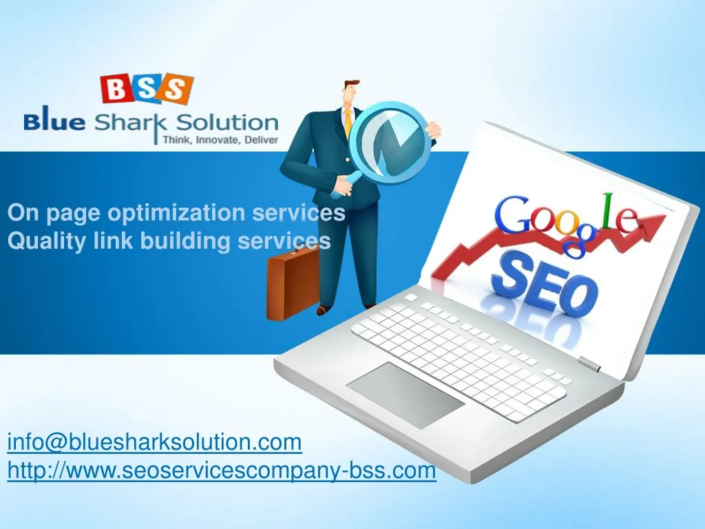 on page optimization services quality link