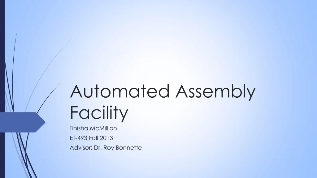automated assembly facility