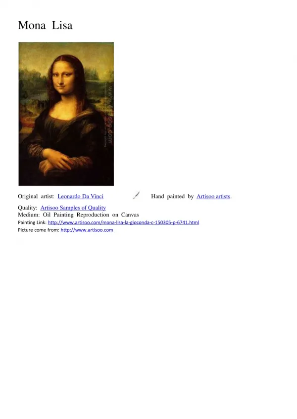 mona lisa