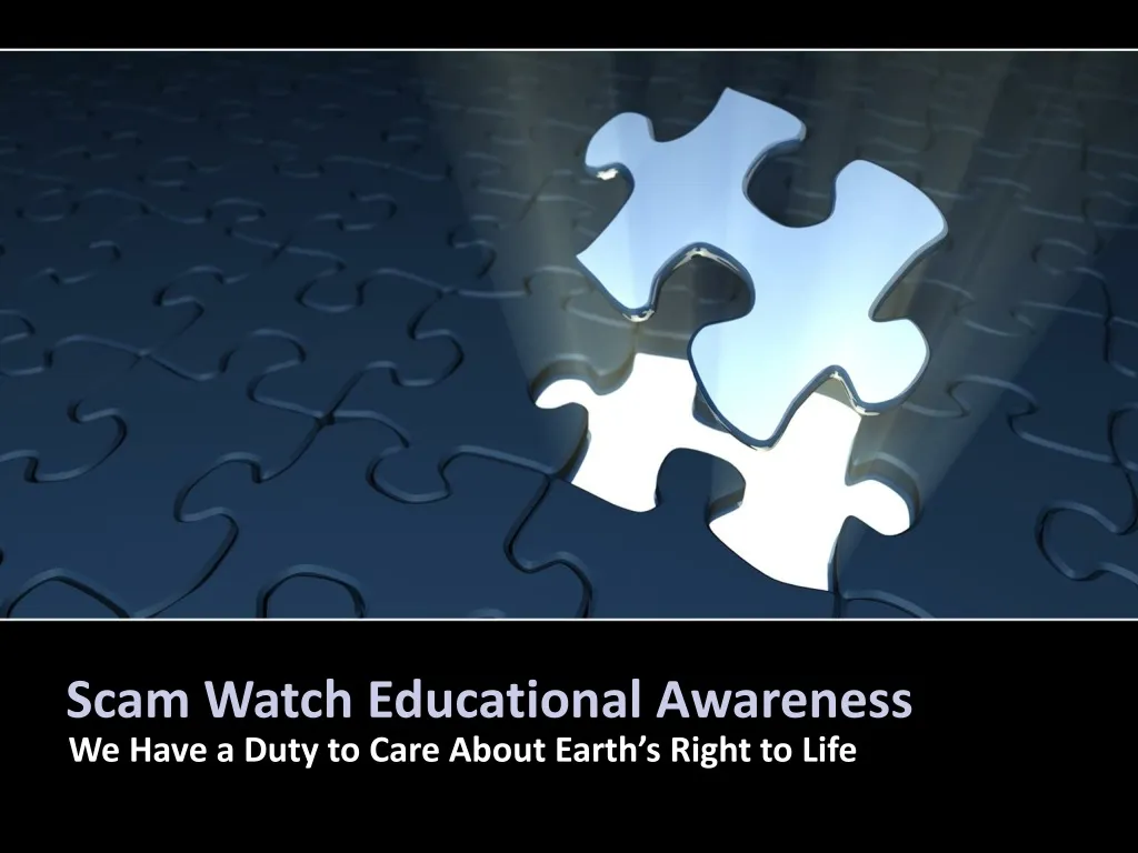 scam watch educational awareness