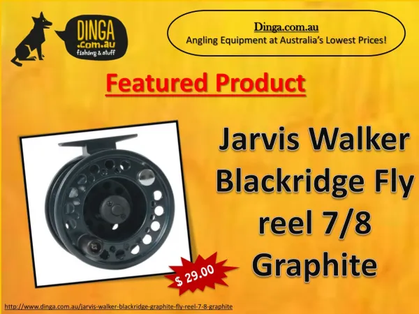 Jarvis Walker Blackridge Fly Reel 7/8 Graphite