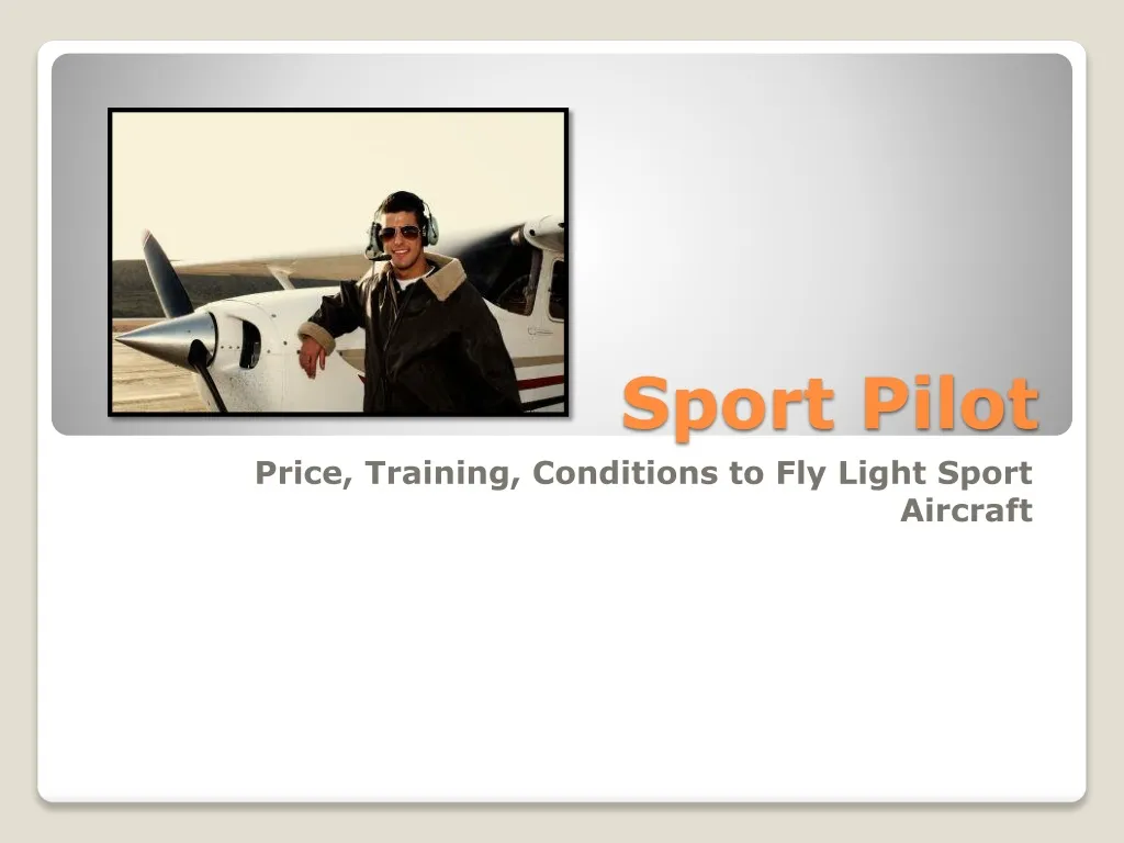 sport pilot