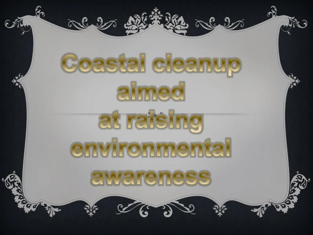 coastal cleanup aimed at raising environmental