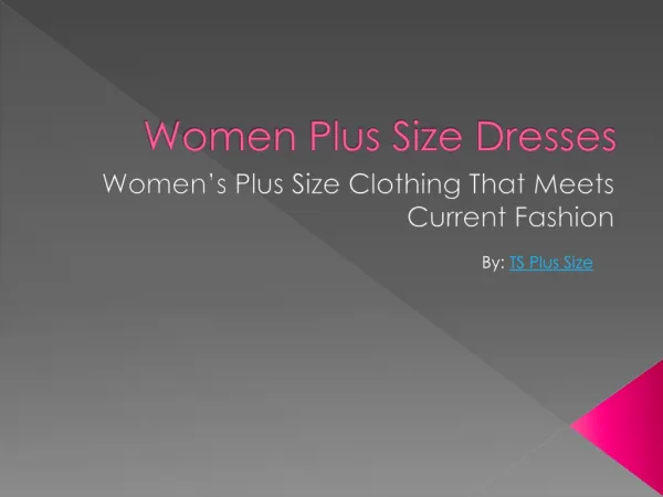 Latest Women plus Size Dresses