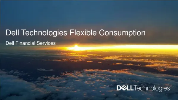 Dell Technologies Flexible Consumption