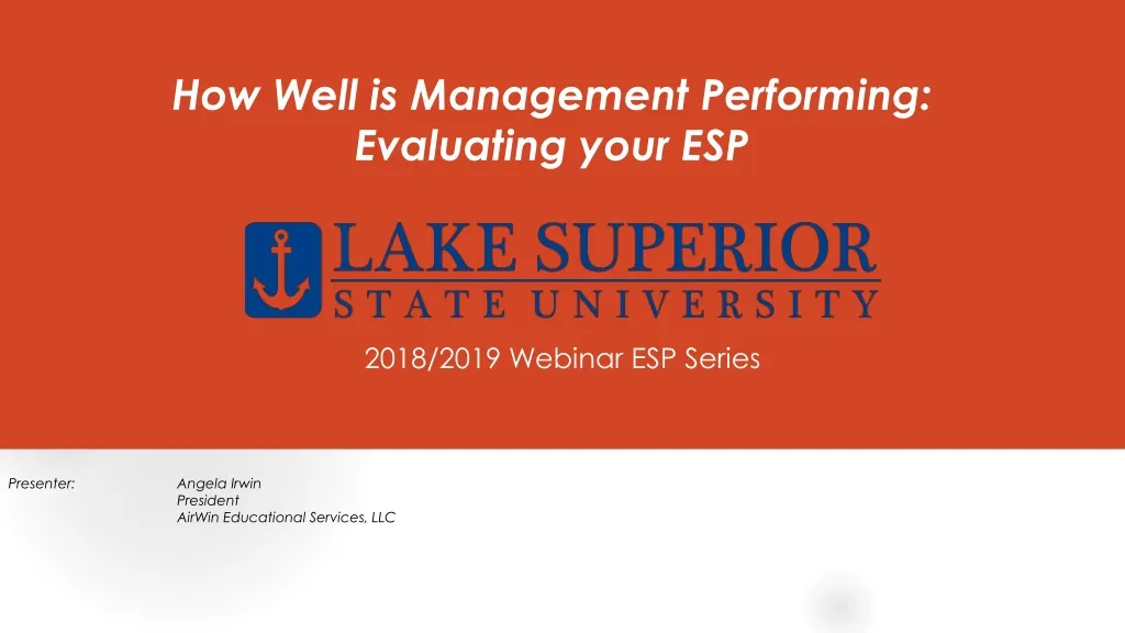 how well is management performing evaluating your