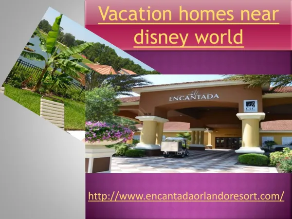 vacation homes near disney world