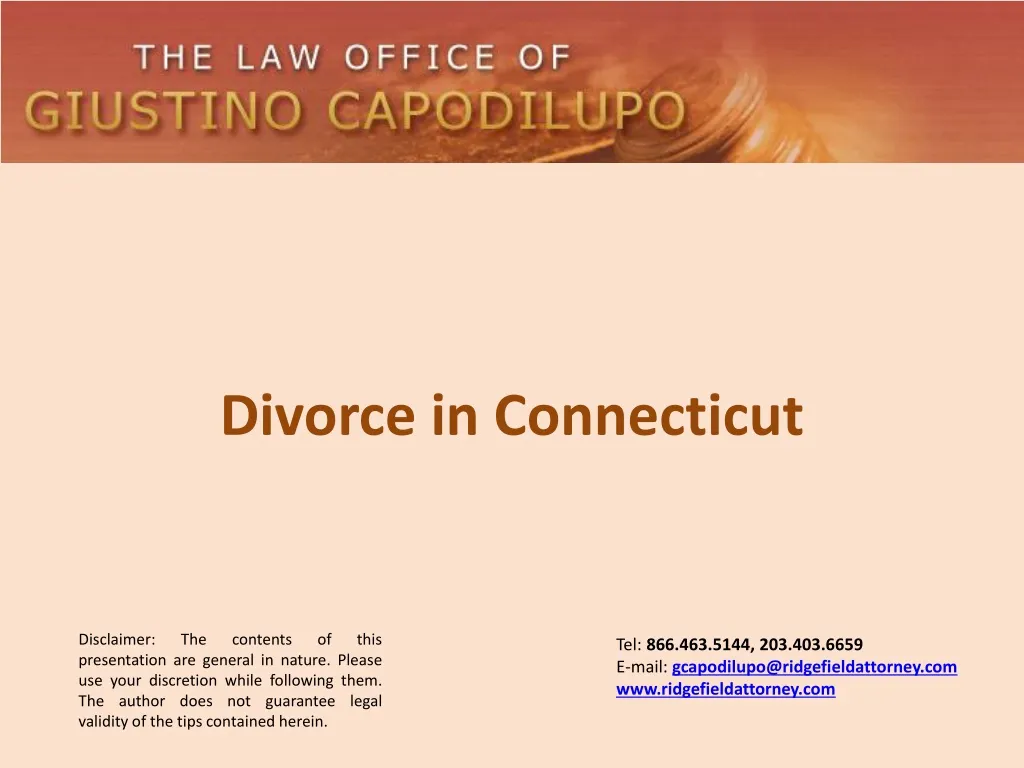 divorce in connecticut