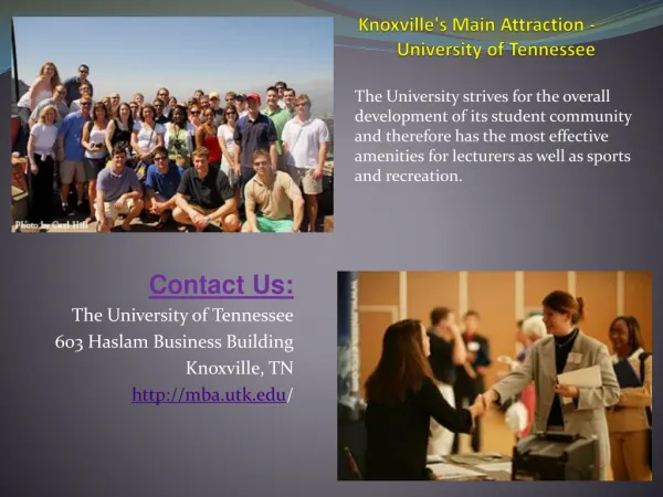 Knoxville's Main Attraction - University of Tennessee