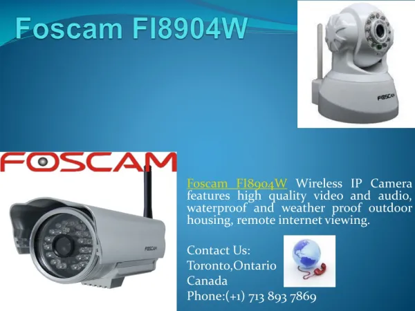 Foscam FI8904W Camera