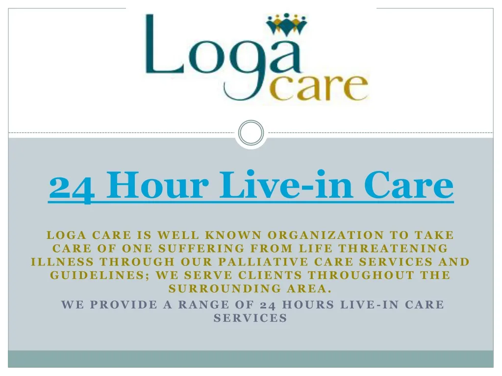 24 hour live in care