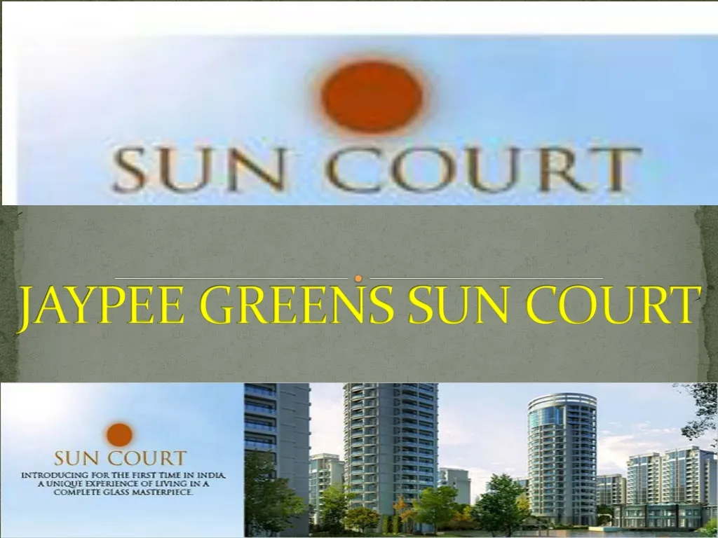jaypee greens sun court
