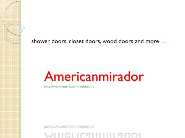American Mirador