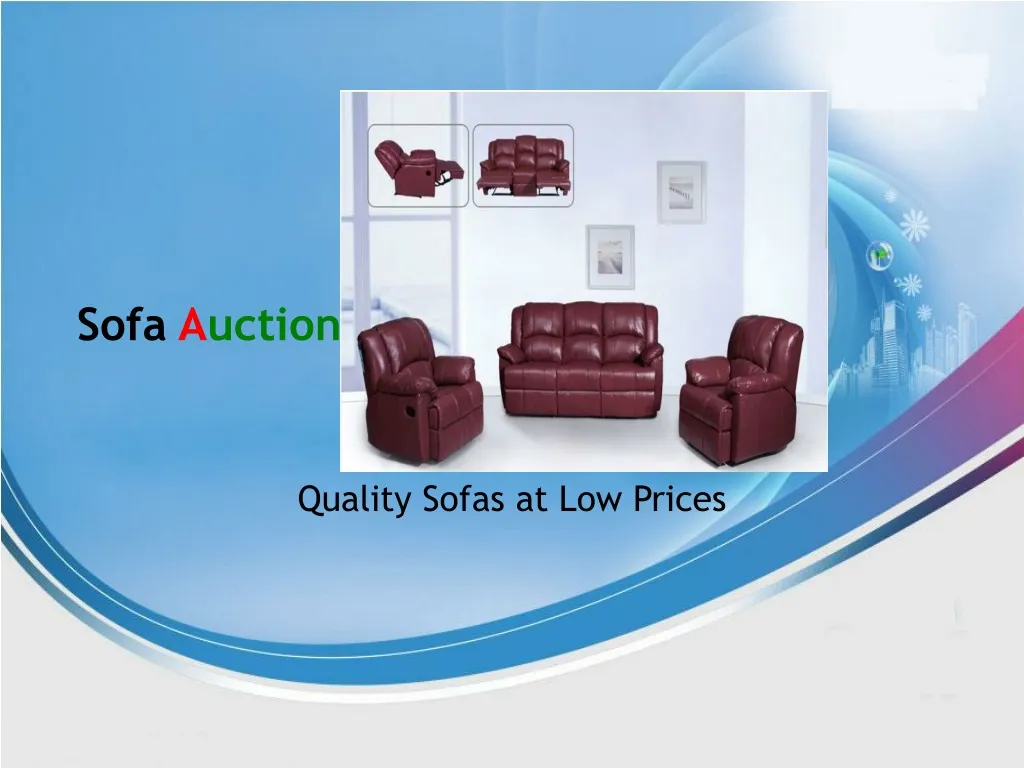 sofa a uction