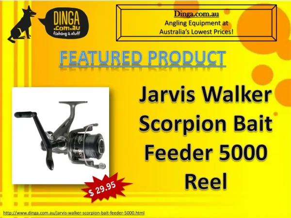 Jarvis Walker Scorpion Bait Feeder 5000 Spinning Reel