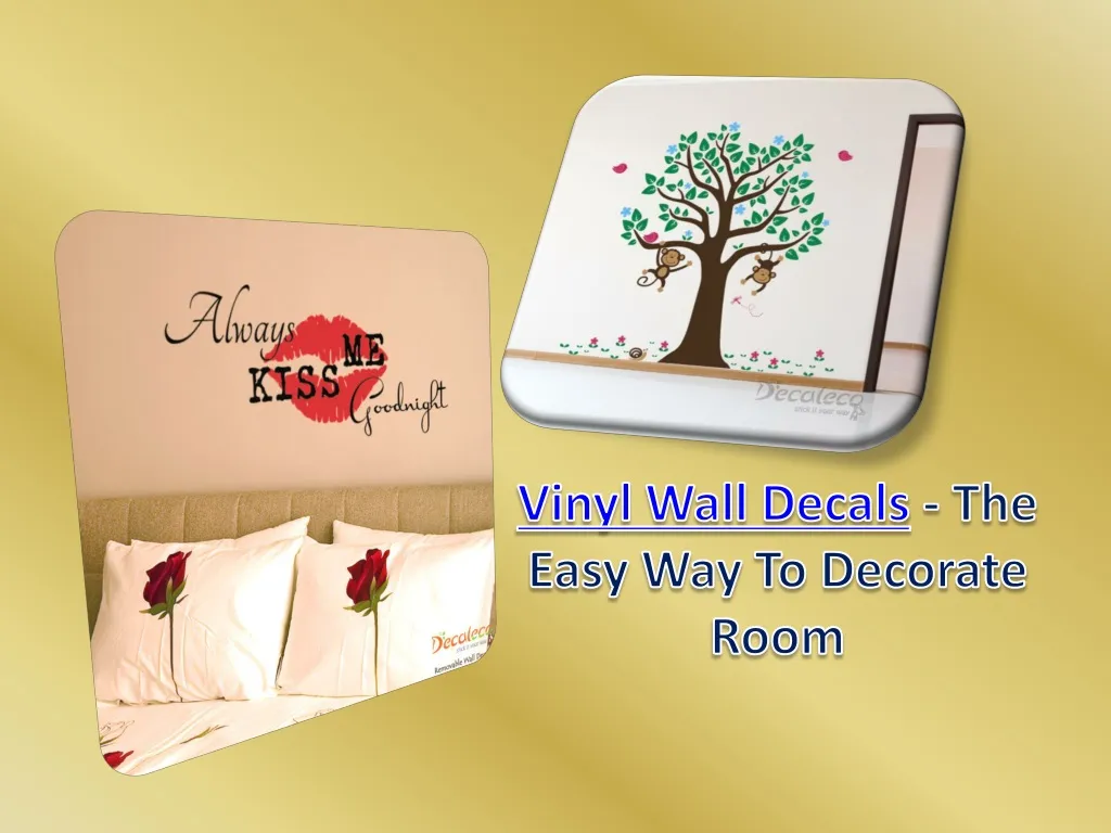 vinyl wall decals the easy way to decorate room