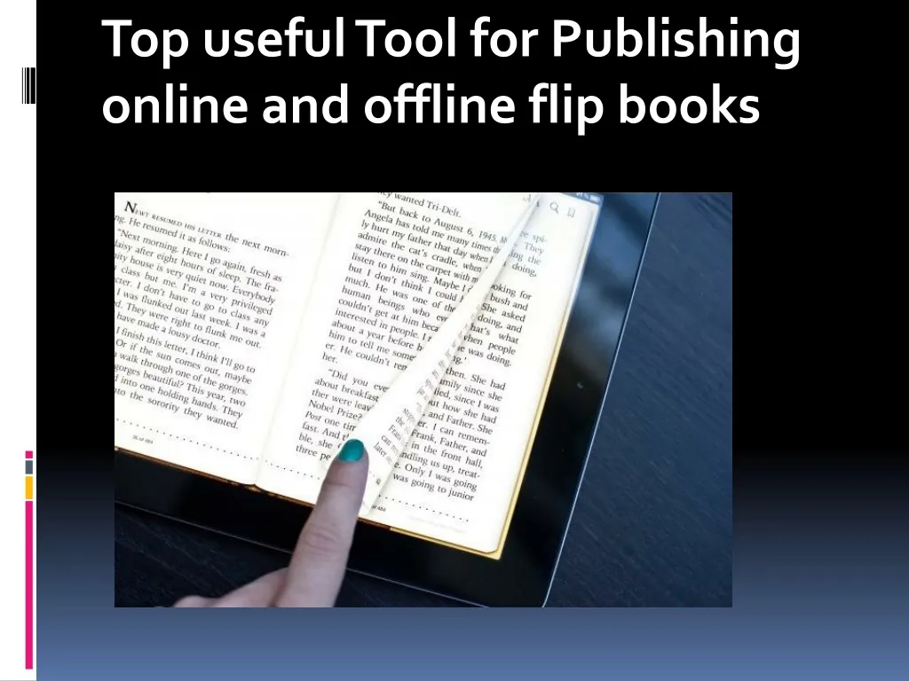 top useful tool for publishing online and offline flip books