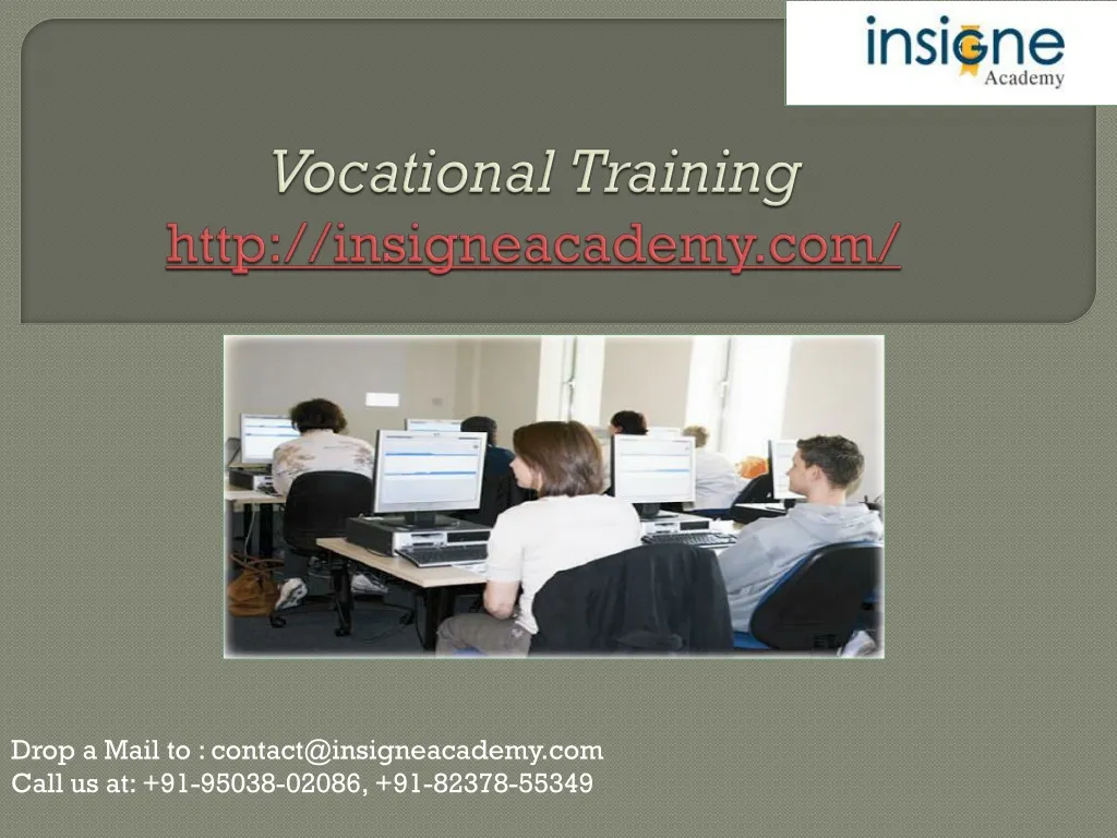 vocational training http insigneacademy com