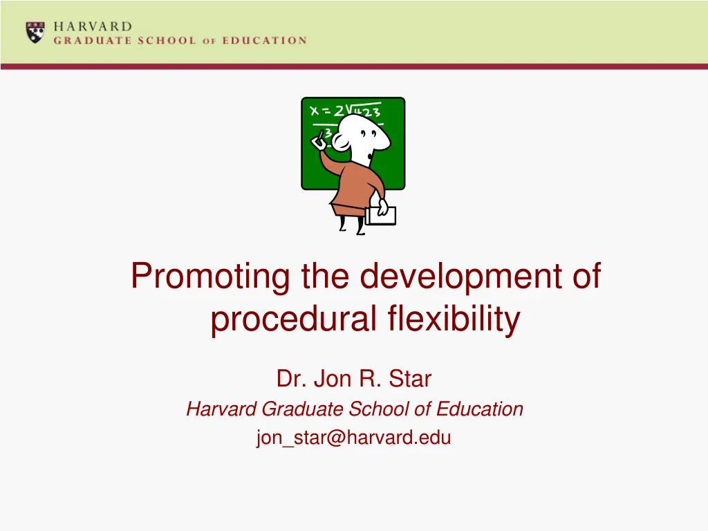 promoting the development of procedural flexibility