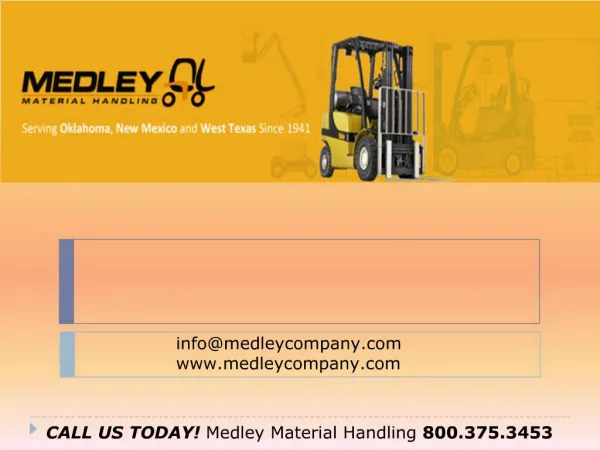 Medley Material Handling Inc.