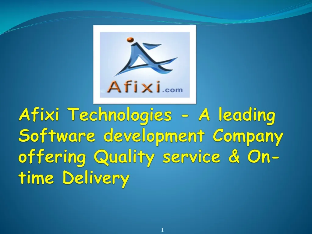 afixi technologies a leading software development company offering quality service on time delivery