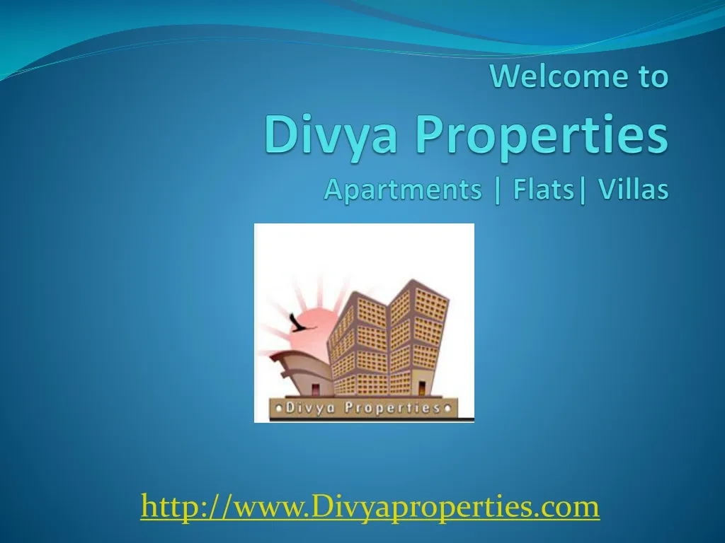 welcome to divya properties apartments flats villas