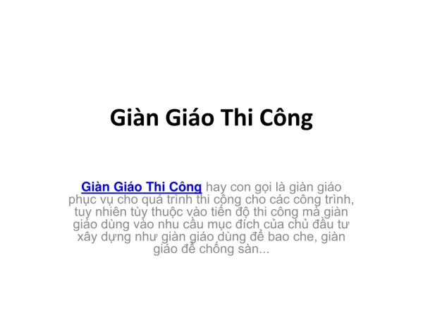 gi n gi o thi c ng