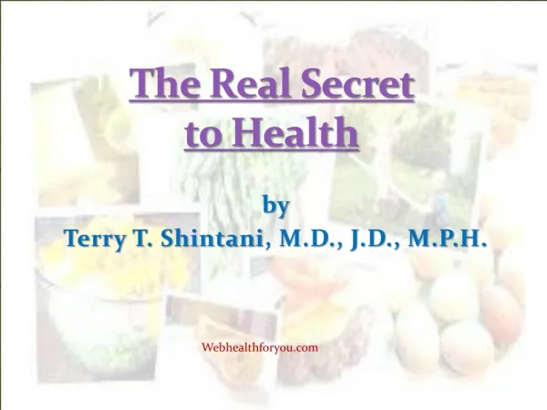 The Real Secret to Health Hawaii Diet Cookbook