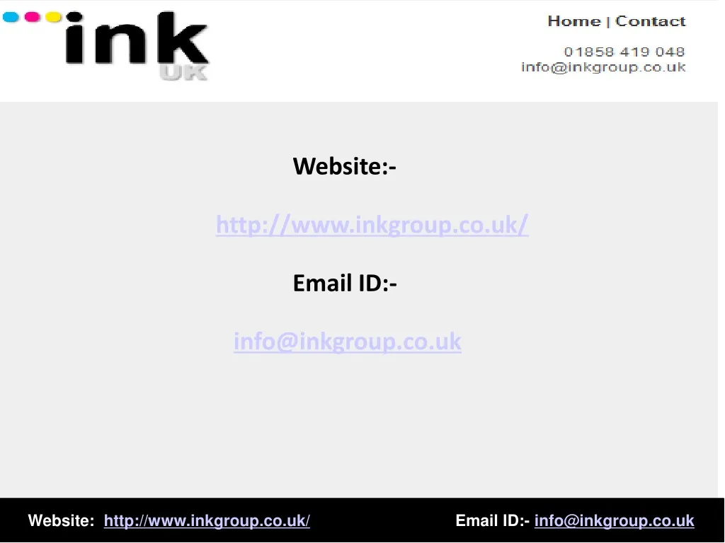 website http www inkgroup co uk email