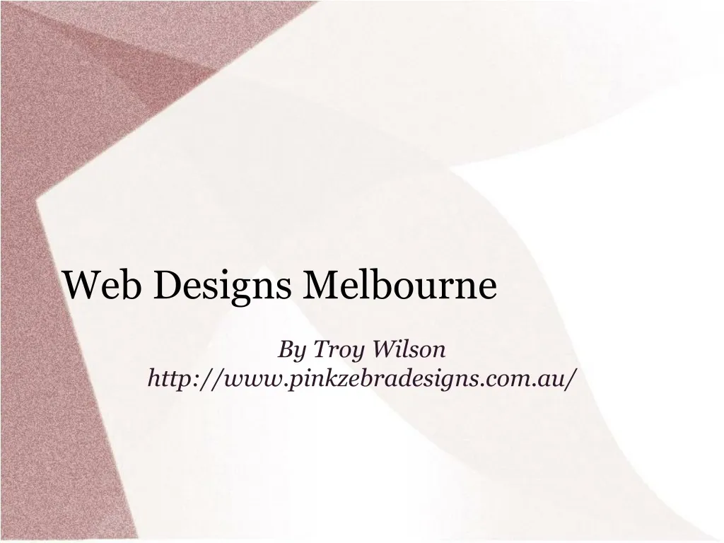 web designs melbourne