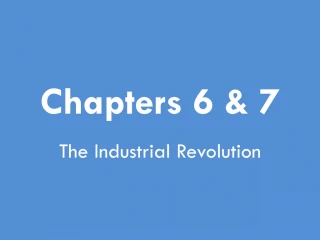 Industrial Revolution - slide 1