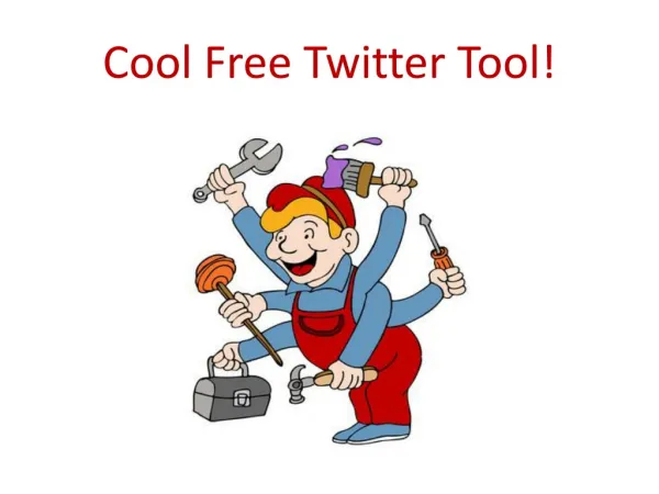 Cool Free Twitter Tool!