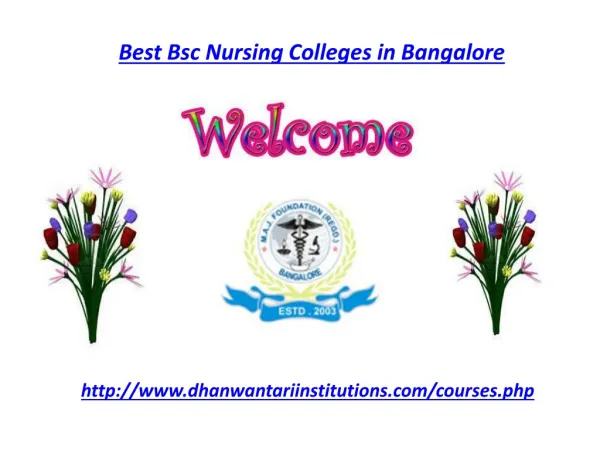 Nursing Colleges in Bangalore