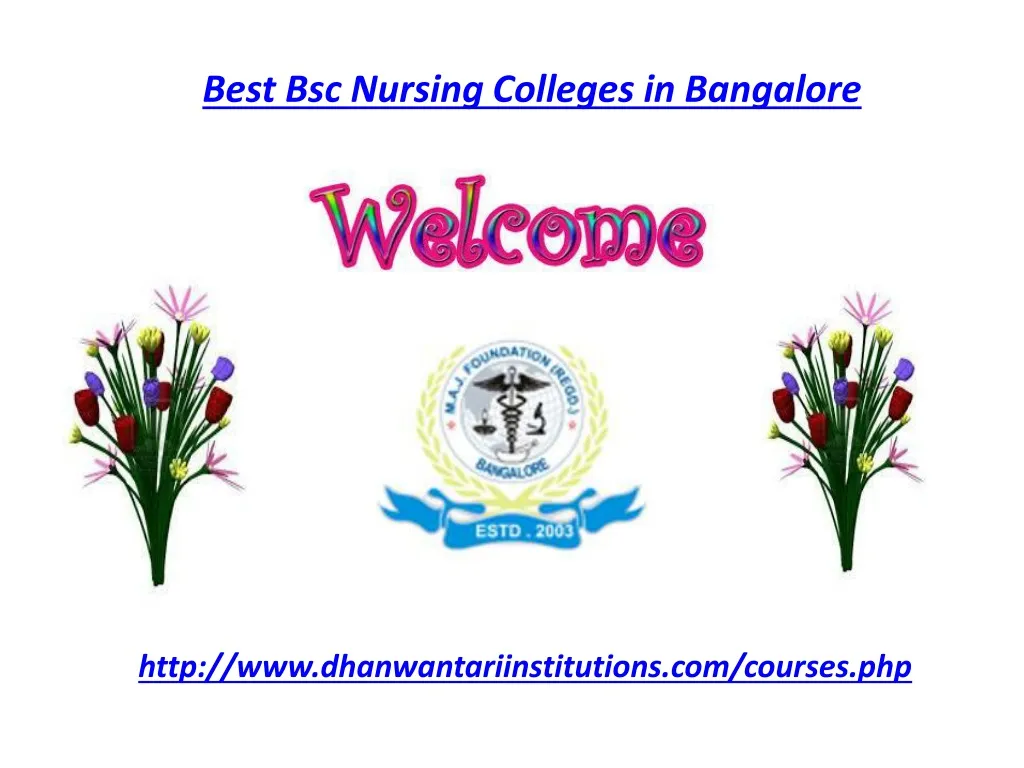 best bsc nursing colleges in bangalore