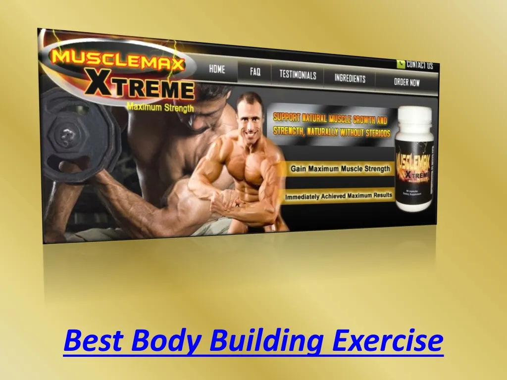 best body building exercise